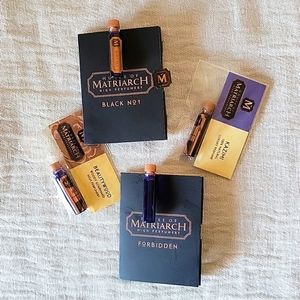House of Matriarch samples x 4 Black no. 1, Kazimi, Forbidden, Beautywood